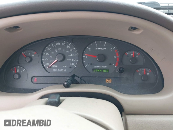 2004 Ford Mustang Deluxe with VIN 1FAFP446X4F134860, listed as a IAAI auction lot 41755643 with 174,410 mi miles. Bid and sale history available at carsss.com. Image 7.