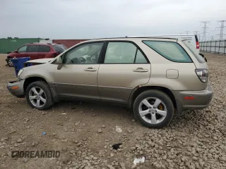 2003 Lexus RX 300 z VIN JTJHF10U030308457, wystawiony jako Copart lot #54902855 z przebiegiem 263 202 mil mil oraz Szkoda całkowita • Salvage title. Historia ofert i sprzedaży dostępna na DreamBid. Obrazek 2.