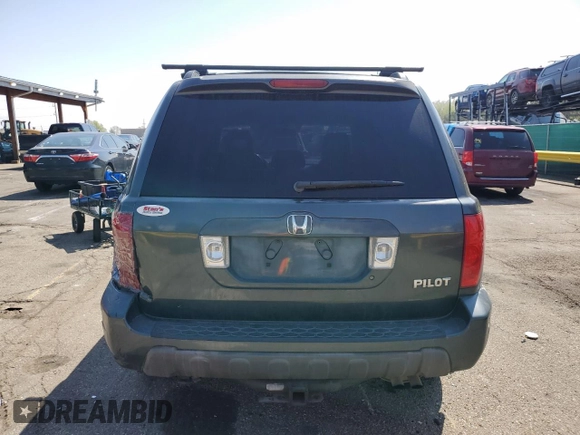 2003 Honda Pilot EX with VIN 2HKYF18663H531078, listed as a Copart auction lot 52355335 with 170,453 mi miles and Salvage Title. Bid and sale history available at DreamBid. Image 6.