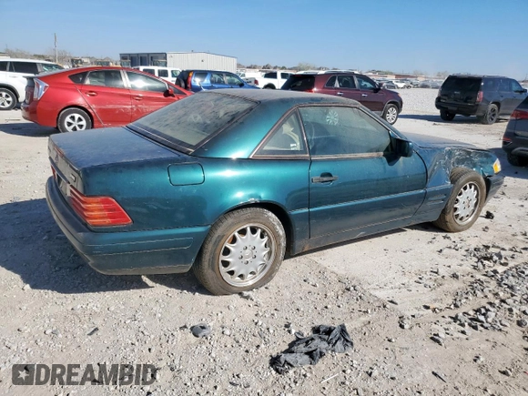 1996 Mercedes-Benz SL-Class with VIN WDBFA67F3TF128706, listed as a Copart auction lot 50170685 with 112,240 mi miles and Salvage Title. Bid and sale history available at carsss.com. Image 3.