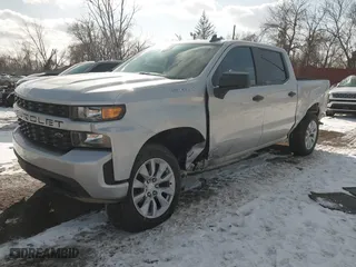 2021 Chevrolet Silverado 1500 Custom with VIN 3GCPYBEK3MG279832, listed as a IAAI auction lot 41510526 with 47,967 mi miles. Bid and sale history available at carsss.com. Image 17.