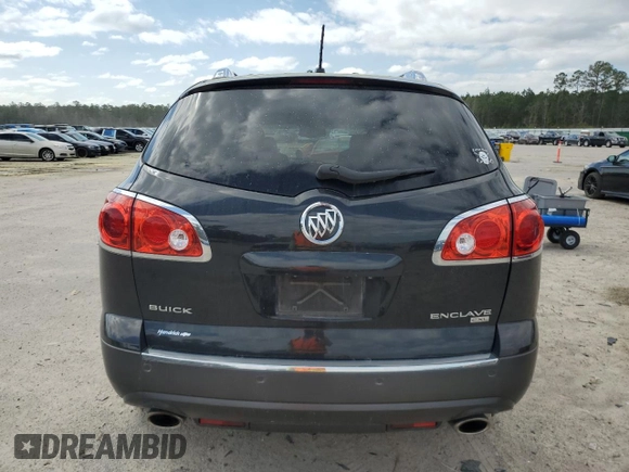 2011 Buick Enclave CXL-1 with VIN 5GAKRBED2BJ402476, listed as a Copart auction lot 49407085 with 184,071 mi miles and Salvage Title. Bid and sale history available at carsss.com. Image 6.