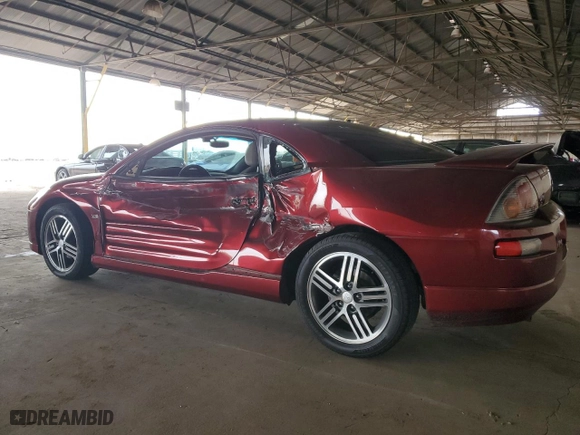 2005 Mitsubishi Eclipse GTS with VIN 4A3AC74H35E020934, listed as a Copart auction lot 44848605 with 56,587 mi miles and Salvage Title. Bid and sale history available at carsss.com. Image 2.