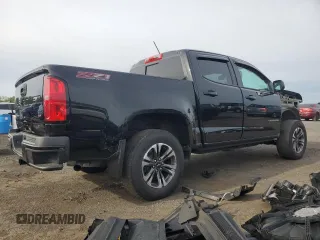2021 Chevrolet Colorado 4WD Z71 with VIN 1GCGTDEN7M1289699, listed as a Copart auction lot 58043195 with Not provided miles and Salvage title. Bid and sale history available at DreamBid. Image 3.