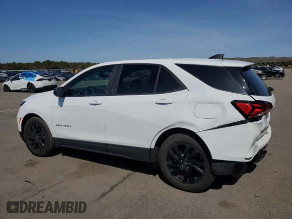 2024 Chevrolet Equinox LS with VIN 3GNAXHEG8RL368938, listed as a Copart auction lot 51263085 with 7,319 mi miles and Salvage Title. Bid and sale history available at DreamBid. Image 2.