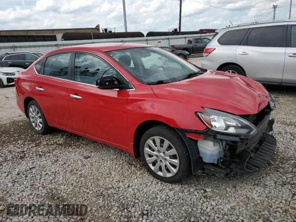 2017 Nissan Sentra SV with VIN 3N1AB7AP0HL653948, listed as a Copart auction lot 53032995 with Not Provided miles and Salvage Title. Bid and sale history available at carsss.com. Image 4.