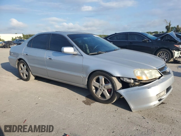 2003 Acura TL Type S with VIN 19UUA56893A052378, listed as a Copart auction lot 73733734 with 259,446 mi miles and Salvage Title. Bid and sale history available at carsss.com. Image 4.
