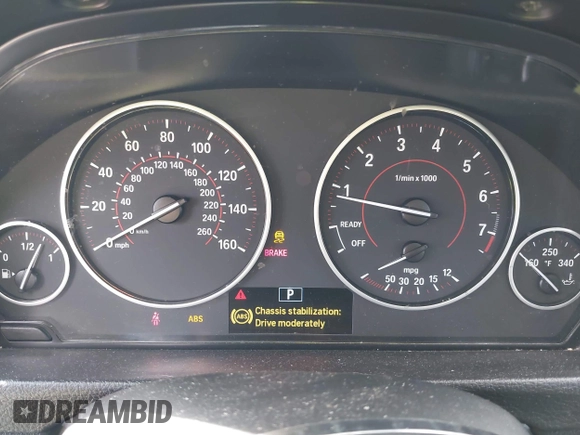 2015 BMW 3 Series 328i with VIN WBA3A5C55FF609490, listed as a IAAI auction lot 42006008 with 110,239 mi miles. Bid and sale history available at carsss.com. Image 7.