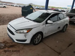 2018 Ford Focus SE z VIN 1FADP3F28JL288749, wystawiony jako Copart lot #52793745 z przebiegiem Nie podano mil oraz Szkoda całkowita • Salvage title. Historia ofert i sprzedaży dostępna na DreamBid. Obrazek 1.