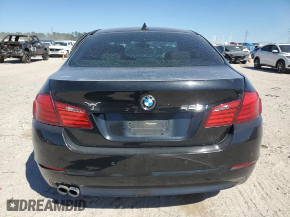2013 BMW 5 Series 528i with VIN WBAXG5C50DDY34831, listed as a Copart auction lot 50034665 with 192,146 mi miles and Salvage Title. Bid and sale history available at carsss.com. Image 6.