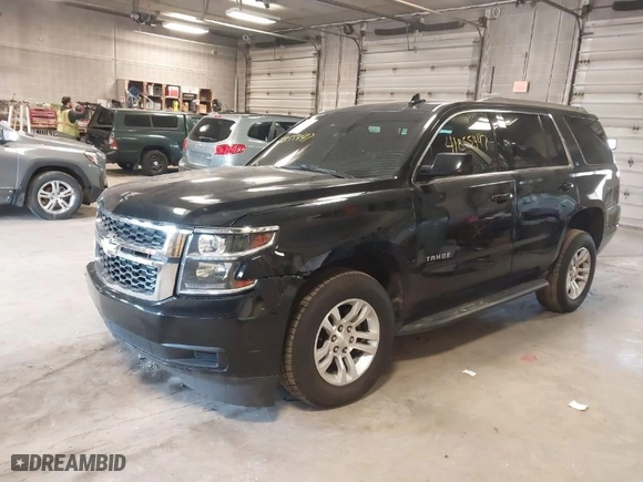 2017 Chevrolet Tahoe LT with VIN 1GNSKBKC6HR257149, listed as a IAAI auction lot 41855447 with 176,449 mi miles. Bid and sale history available at carsss.com. Image 2.