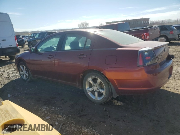 2007 Mitsubishi Galant GTS with VIN 4A3AB56S97E077254, listed as a Copart auction lot 46622325 with 206,331 mi miles and Salvage Title. Bid and sale history available at carsss.com. Image 2.