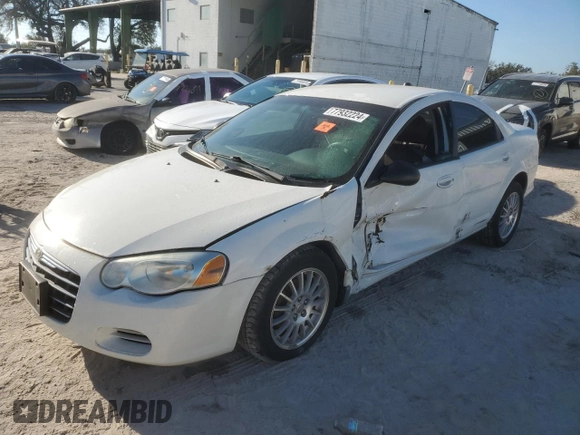 2005 Chrysler Sebring Touring with VIN 1C3EL56R05N637579, listed as a Copart auction lot 43818505 with Not provided miles and Non repairable. Bid and sale history available at DreamBid. Image 1.