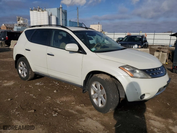 2006 Nissan Murano SL with VIN JN8AZ08T96W405907, listed as a Copart auction lot 84817324 with 128,416 mi miles and Clean Title. Bid and sale history available at carsss.com. Image 4.