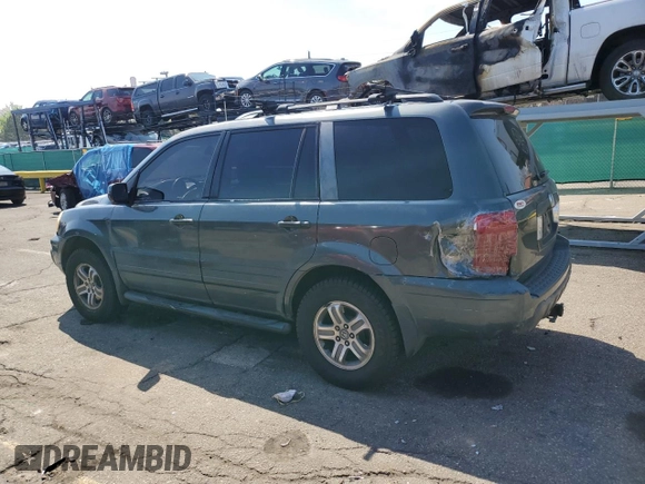2003 Honda Pilot EX with VIN 2HKYF18663H531078, listed as a Copart auction lot 52355335 with 170,453 mi miles and Salvage Title. Bid and sale history available at DreamBid. Image 2.