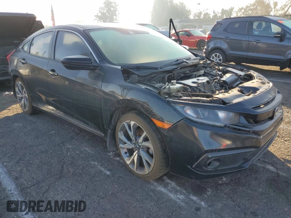 2020 Honda Civic Sedan Sport with VIN 2HGFC2F86LH506332, listed as a Copart auction lot 41873105 with 86,640 mi miles and Salvage Title. Bid and sale history available at carsss.com. Image 4.