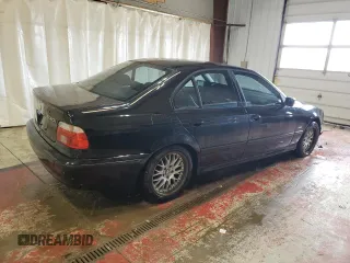 2002 BMW 5 Series 530i with VIN WBADT63472CK27789, listed as a Copart auction lot 51576315 with 195,482 mi miles and Salvage Title. Bid and sale history available at DreamBid. Image 3.