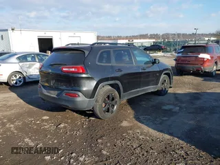 2016 Jeep Cherokee Latitude with VIN 1C4PJMCB1GW153316, listed as a IAAI auction lot 41430871 with 107,684 mi miles and . Bid and sale history available at carsss.com. Image 4.