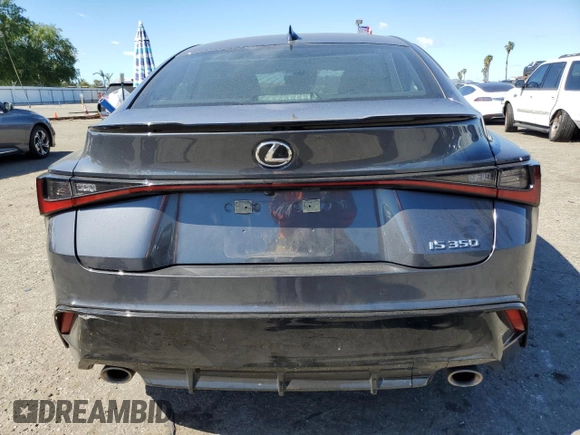 2023 Lexus IS with VIN JTHGZ1B20P5062308, listed as a Copart auction lot 47657725 with 33,514 mi miles and Salvage Title. Bid and sale history available at carsss.com. Image 6.