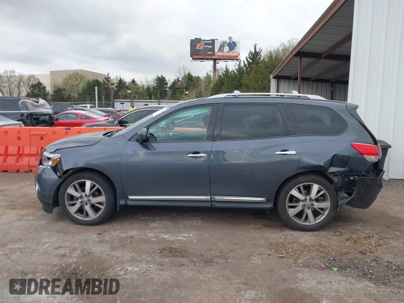 2014 Nissan Pathfinder SL with VIN 5N1AR2MN3EC685723, listed as a IAAI auction lot 41910628 with 136,252 mi miles and . Bid and sale history available at DreamBid. Image 14.