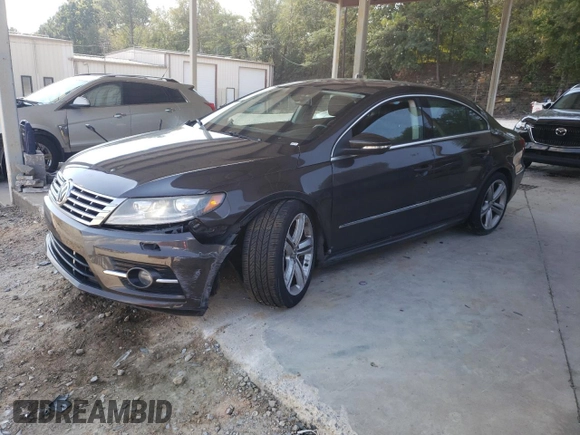 2014 Volkswagen CC R-Line with VIN WVWBP7AN1EE520189, listed as a Copart auction lot 75035404 with 65,421 mi miles and Salvage Title. Bid and sale history available at carsss.com. Image 1.