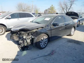 2013 Honda Accord Sdn EX-L with VIN 1HGCR2F82DA023406, listed as a IAAI auction lot 41801860 with 174,322 mi miles. Bid and sale history available at carsss.com. Image 2.
