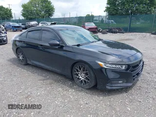 2018 Honda Accord EX-L with VIN 1HGCV1F54JA168924, listed as a IAAI auction lot 42430103 with 54,314 mi miles and . Bid and sale history available at DreamBid. Image 1.