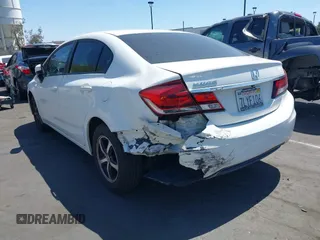 2015 Honda Civic Sedan SE with VIN 19XFB2F70FE258068, listed as a IAAI auction lot 41976430 with 129,246 mi miles. Bid and sale history available at carsss.com. Image 3.