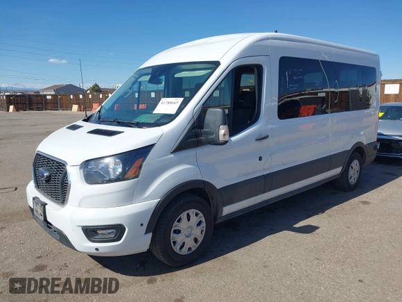 2024 Ford Transit Passenger XL with VIN 1FBAX2C8XRKA52531, listed as a IAAI auction lot 41788665 with 14,070 mi miles and . Bid and sale history available at carsss.com. Image 18.