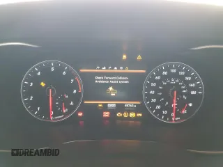 2020 Genesis G70 3.3T Advanced with VIN KMTG74LEXLU059726, listed as a Copart auction lot 83099384 with 45,763 mi miles and Salvage Title. Bid and sale history available at carsss.com. Image 9.