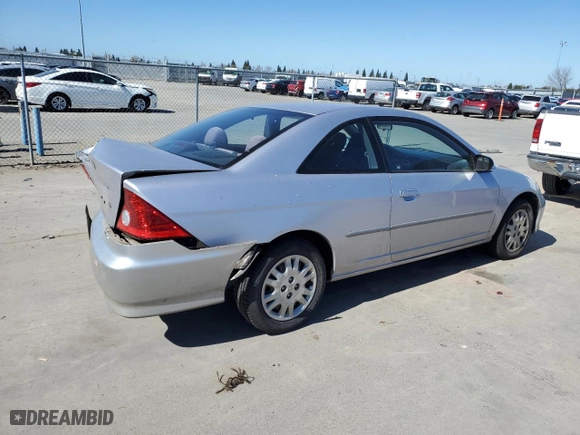 2004 Honda Civic LX with VIN 1HGEM22574L022226, listed as a Copart auction lot 46948605 with 83,152 mi miles and Salvage Title. Bid and sale history available at carsss.com. Image 3.