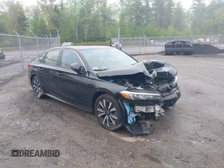 2022 Honda Civic EX with VIN JHMFE1F73NX003686, listed as a IAAI auction lot 41011349 with 54,225 mi miles and . Bid and sale history available at DreamBid. Image 1.