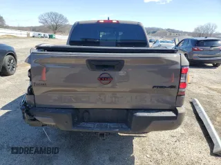 2024 Nissan Frontier Pro-4X with VIN 1N6ED1EK7RN610467, listed as a Copart auction lot 50138015 with 24,723 mi miles and Salvage title. Bid and sale history available at DreamBid. Image 6.