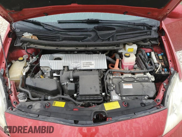 2013 Toyota Prius One with VIN JTDKN3DU3D5555123, listed as a Copart auction lot 50601635 with 206,210 mi miles and Salvage Title. Bid and sale history available at carsss.com. Image 12.
