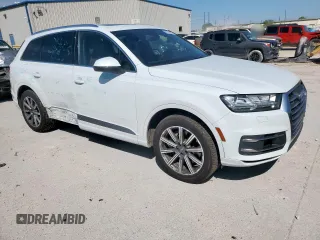 2017 Audi Q7 Premium Plus with VIN WA1LAAF78HD049207, listed as a Copart auction lot 50775835 with 107,482 mi miles and Salvage Title. Bid and sale history available at DreamBid. Image 4.