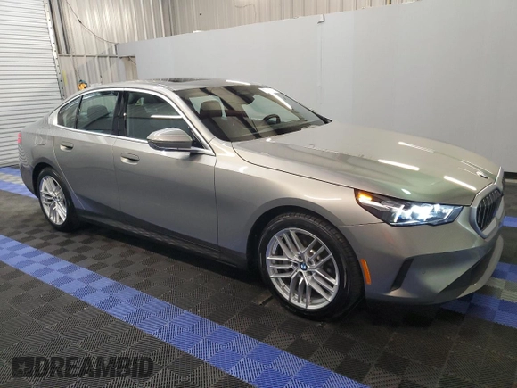 2024 BMW 5 Series 530i with VIN WBA43FJ01RCP84658, listed as a Copart auction lot 68150194 with 15,796 mi miles and Clean Title. Bid and sale history available at carsss.com. Image 4.