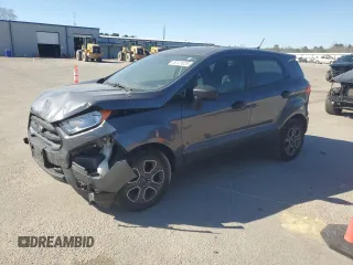 2021 Ford EcoSport S with VIN MAJ3S2FE4MC447267, listed as a Copart auction lot 50121035 with 47,175 mi miles and Salvage Title. Bid and sale history available at DreamBid. Image 1.