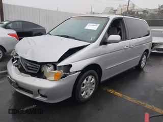 2003 Honda Odyssey EX with VIN 5FNRL18603B149365, listed as a IAAI auction lot 41108540 with 226,087 mi miles. Bid and sale history available at carsss.com. Image 17.