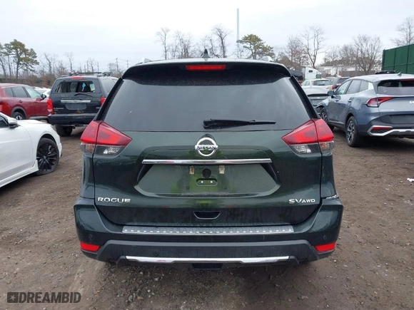2019 Nissan Rogue SV with VIN 5N1AT2MV5KC714491, listed as a IAAI auction lot 41687588 with 72175 miles. Bid and sale history available at carsss.com. Image 16.
