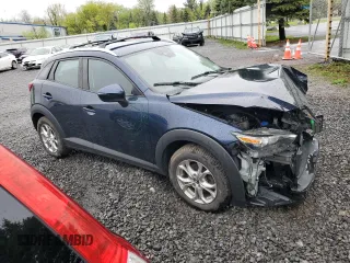2019 Mazda CX-3 Sport z VIN JM1DKFB78K0448899, wystawiony jako Copart lot #55099625 z przebiegiem 54 929 mil mil oraz Szkoda całkowita • Salvage title. Historia ofert i sprzedaży dostępna na DreamBid. Obrazek 4.