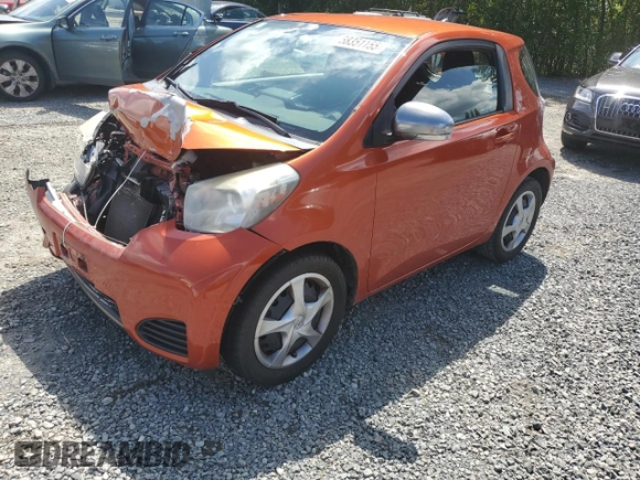 2012 Scion iQ z VIN JTNJJXB06CJ018357, wystawiony jako Copart lot #58351155 z przebiegiem 111 834 mil mil oraz Czysty tytuł • Clean title. Historia ofert i sprzedaży dostępna na DreamBid. Obrazek 1.