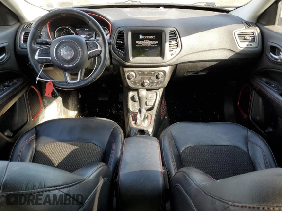 2019 Jeep Compass Trailhawk with VIN 3C4NJDDB5KT799866, listed as a Copart auction lot 46119045 with 92,027 mi miles and Salvage Title. Bid and sale history available at carsss.com. Image 8.