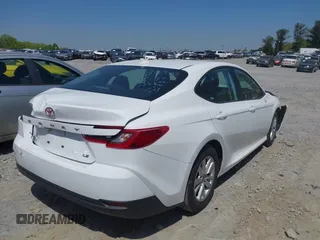 2025 Toyota Camry LE with VIN 4T1DAACKXSU522692, listed as a IAAI auction lot 41986703 with 7,814 mi miles and . Bid and sale history available at DreamBid. Image 4.