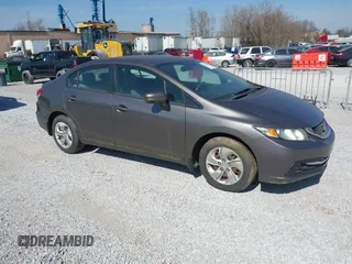 2015 Honda Civic Sedan LX with VIN 19XFB2F52FE065791, listed as a IAAI auction lot 41785933 with 229,355 mi miles. Bid and sale history available at carsss.com. Image 1.