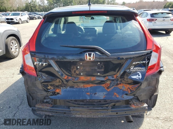 2018 Honda Fit Sport with VIN 3HGGK5H62JM705509, listed as a Copart auction lot 52516995 with 102,153 mi miles and Salvage Title. Bid and sale history available at carsss.com. Image 6.