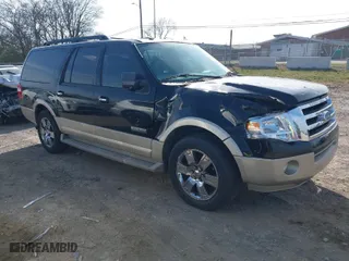 2007 Ford Expedition EL Eddie Bauer with VIN 1FMFK17597LA52467, listed as a IAAI auction lot 41730934 with NaN miles. Bid and sale history available at carsss.com. Image 1.