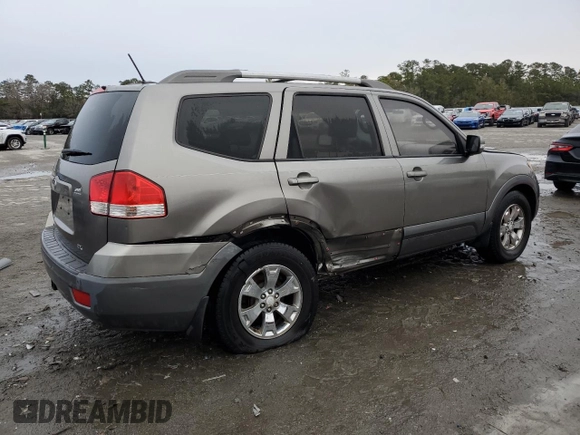 2009 Kia Borrego EX with VIN KNDJJ741395021261, listed as a Copart auction lot 87627165 with 270,855 mi miles and Salvage Title. Bid and sale history available at DreamBid. Image 3.