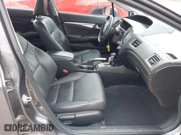 2015 Honda Civic Sedan EX-L with VIN 19XFB2F91FE028279, listed as a IAAI auction lot 41844830 with 140,521 mi miles. Bid and sale history available at carsss.com. Image 5.