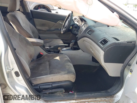 2013 Honda Civic LX with VIN 2HGFB2F57DH541438, listed as a IAAI auction lot 42442852 with Not provided miles and . Bid and sale history available at DreamBid. Image 5.