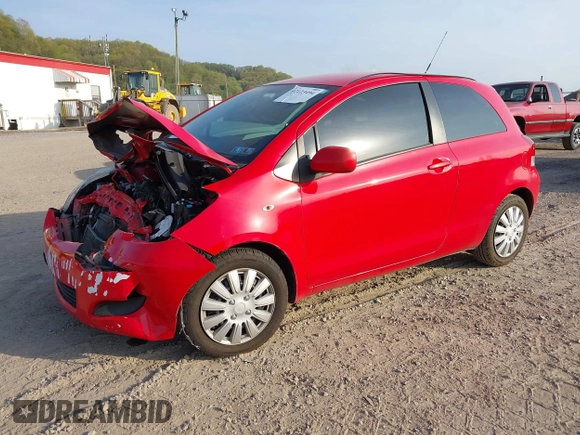 2009 Toyota Yaris with VIN JTDJT903495234216, listed as a IAAI auction lot 42123494 with 79,638 mi miles. Bid and sale history available at carsss.com. Image 2.